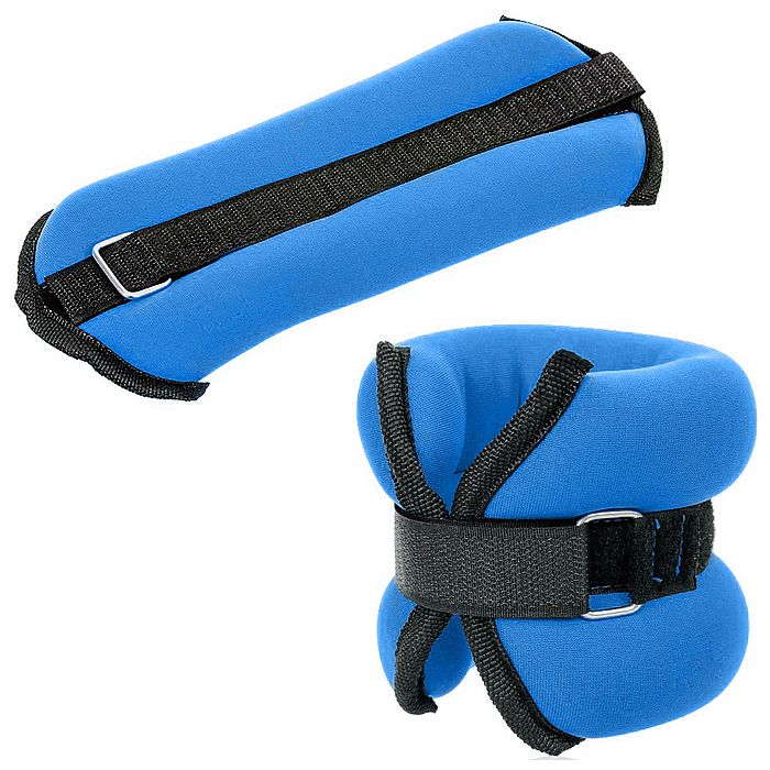Утяжелитель SPORTEX "ALT Sport" (2х0,3 кг) (нейлон, в сумке), наполн. - металлич. дробь (синий)