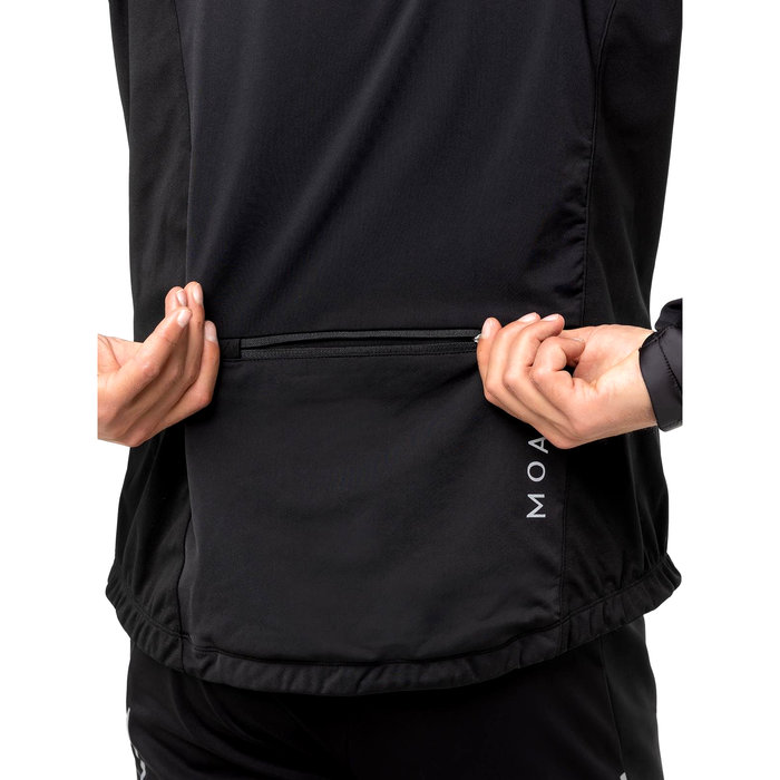 Куртка разминочная MOAX Navado Hybrid (черный/зеленый)