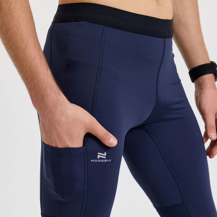 Лосины для бега NORDSKI Pro 2.0 (темно-синий)