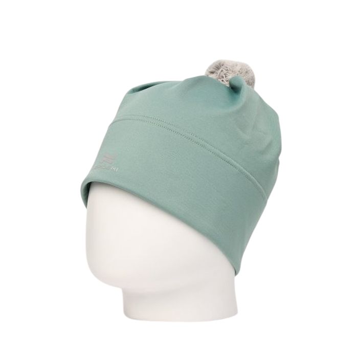 Шапка NORDSKI Train (помпон) (зеленый)