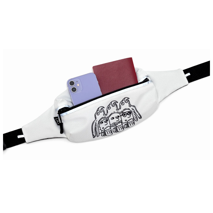 Сумка поясная ENKLEPP Mikkeller Running Club PERM Marathon Waist Bag (белый)