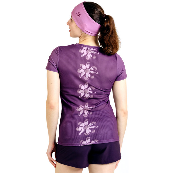Футболка для бега женская NONAME Miler (фиолетовый)