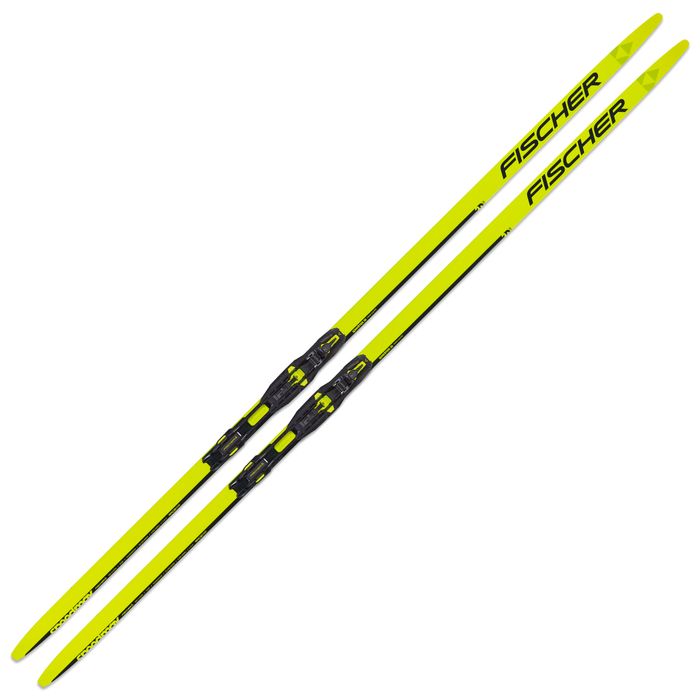 Лыжи беговые FISCHER Speedmax 3D CL 902 Plus Med IFP (черный/желтый)