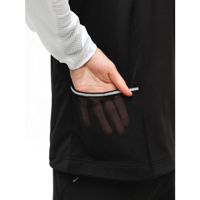 Жилет разминочный MOAX Dynamic (черный)