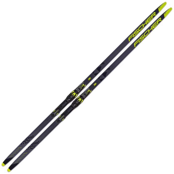 Лыжи беговые FISCHER Speedmax 3D CL Zero + Medium IFP (черный/желтый)