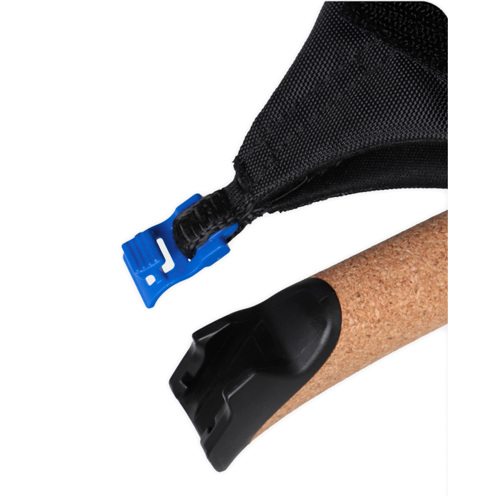 Лыжные палки SPINE Ultimate Carbon Pro (Карбон 100%) (черный/синий)