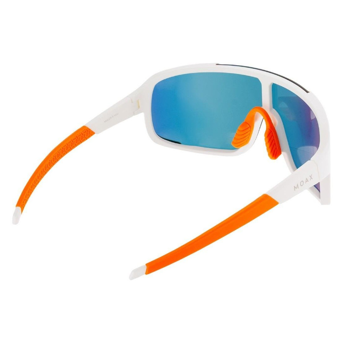 Очки спортивные MOAX Viru (белый/оранжевый)