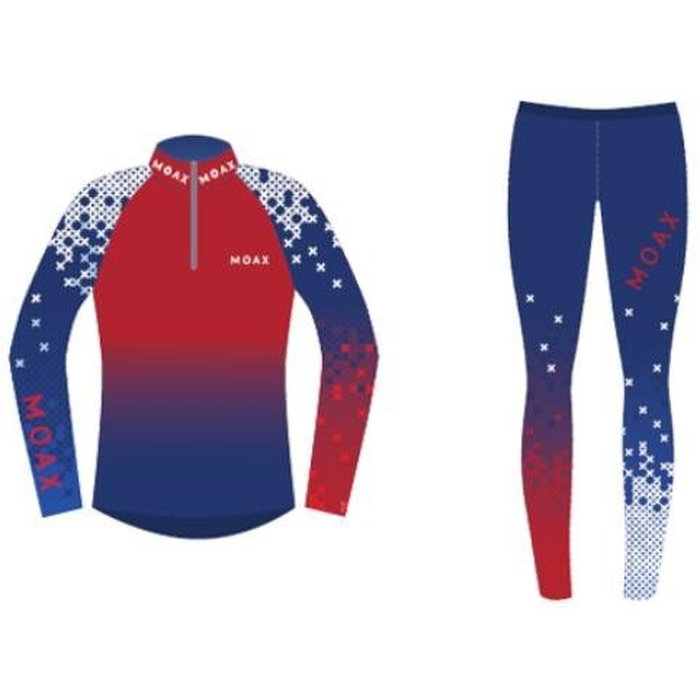 Комбинезон раздельный MOAX Sirius Race (синий/красный)