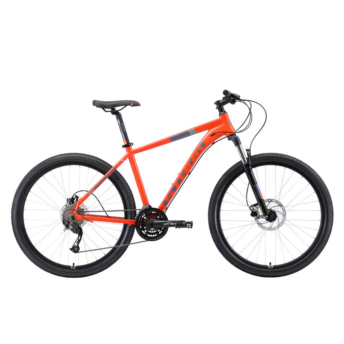 Велосипед STARK Router 27.4 HD (оранжевый/серый) (2019)
