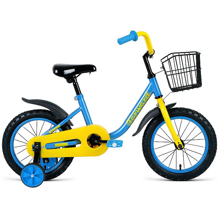 Велосипед FORWARD Barrio 14 (синий) (20-21)