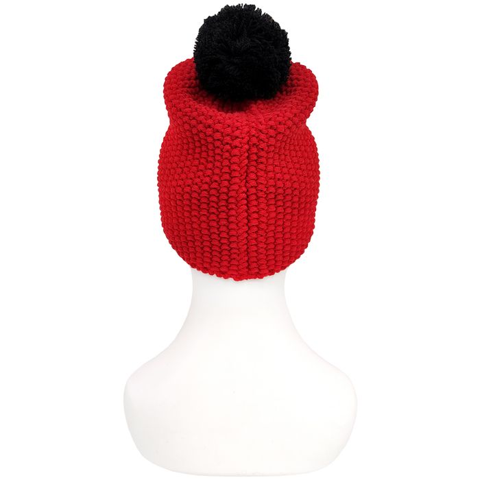 Шапка вязаная SKI TIME Warm (красный)