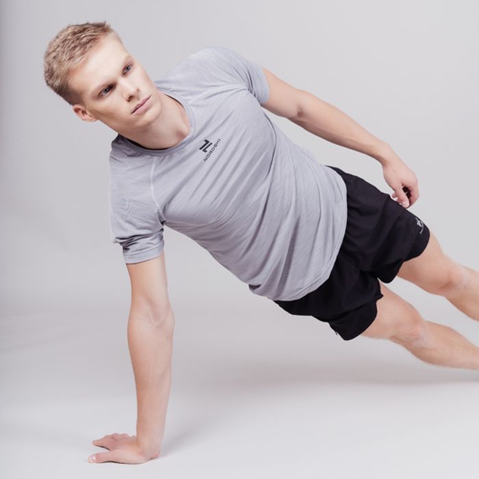 Футболка для бега NORDSKI Pro (серый)