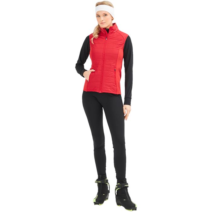 Жилет утепленный женский BIVIUM Комфорт (красный)