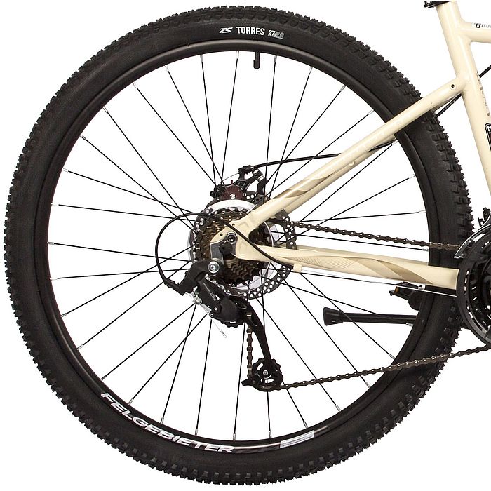 Велосипед STINGER Laguna Evo SE 27.5&quot;, Al, M-Disk Brake, 21-Speed (бежевый) (2022)