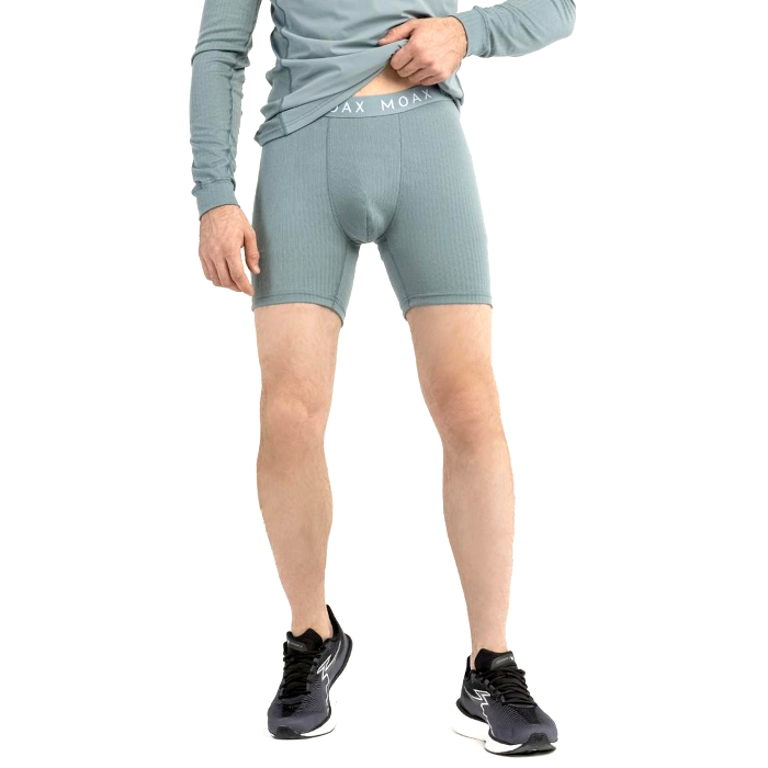 Боксеры MOAX Race (2 пары) (серый/зеленый)