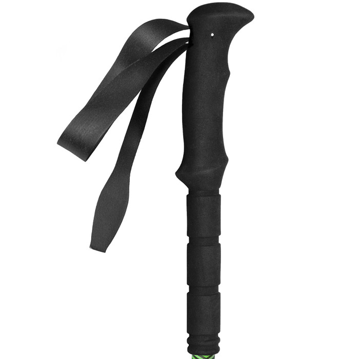 Палки для скандин. ходьбы KV+ Cervino 4-х секц. макс. 135 см (карбон 80%) (черный/зеленый)