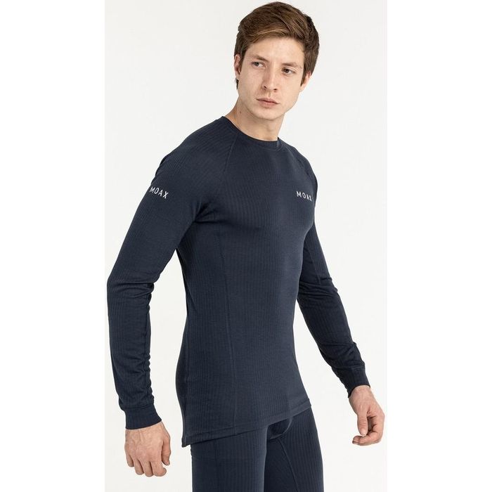 Термобелье мужское (верх) MOAX Race LS (темно-синий)