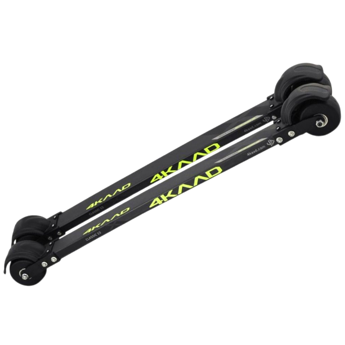 Лыжероллеры 4KAAD Классические 13 Carbon (42/med/slow/710мм) (черный)