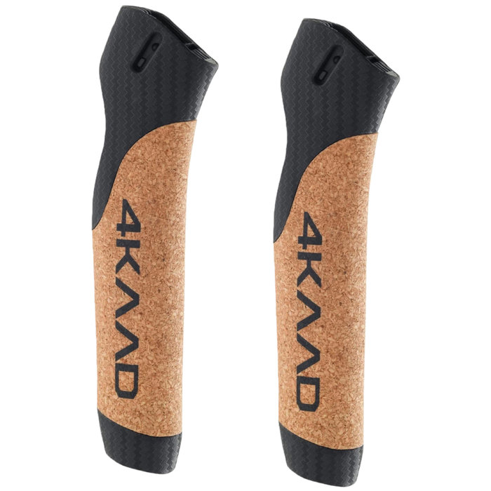 Ручки 4KAAD для лыжных палок, пробковые Carbon (черный)