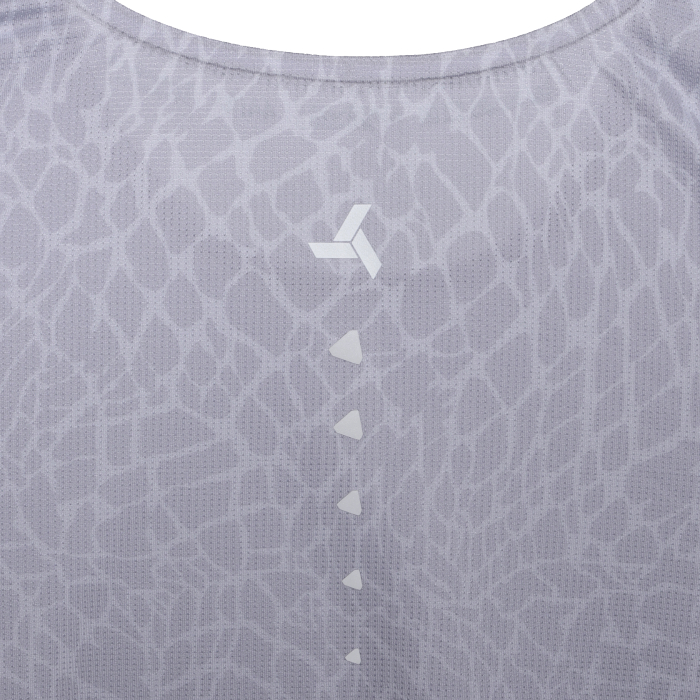 Футболка для бега женская SPINE Running (серый)