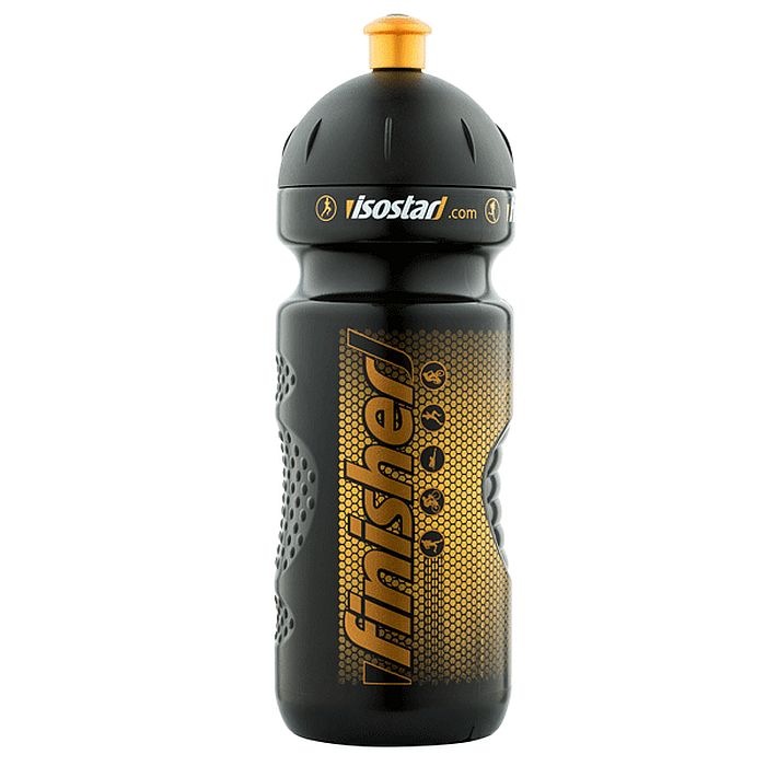 Фляга для питья ISOSTAR с клапаном 650 мл. (черный/оранжевый)
