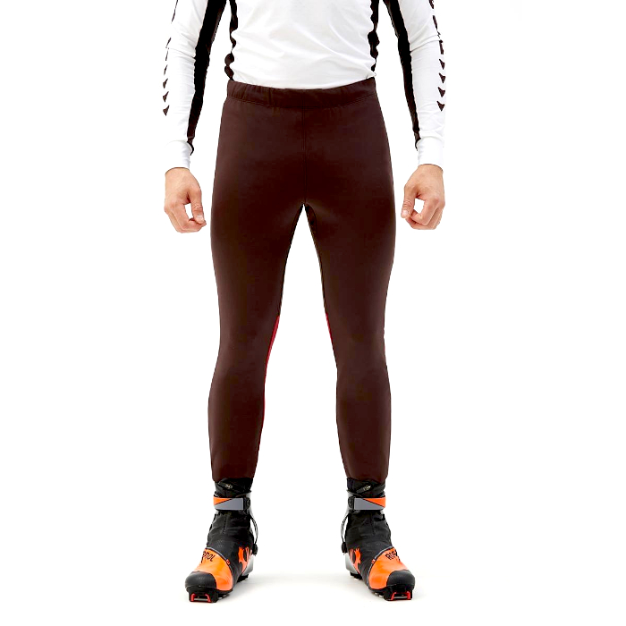 Тайтсы BIVIUM СноуРан (бордовый/коричневый)