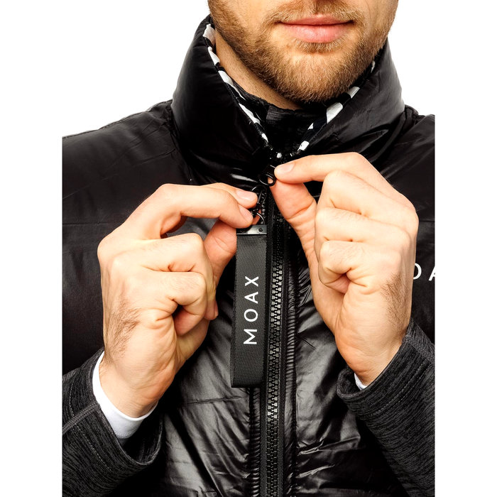 Жилет утепленный MOAX Club Duo (черный/серый)