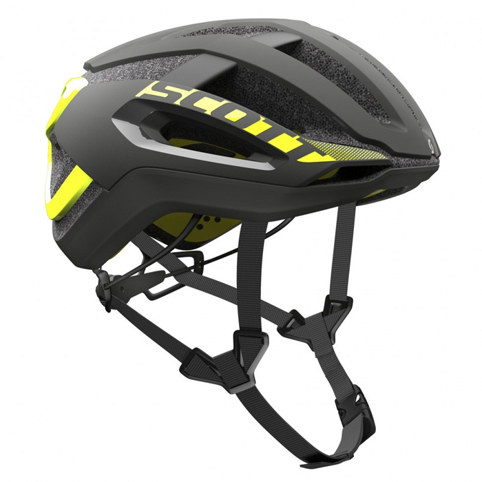 Шлем для лыжероллеров SCOTT Centric Plus (US:51-55) (черный/желтый)