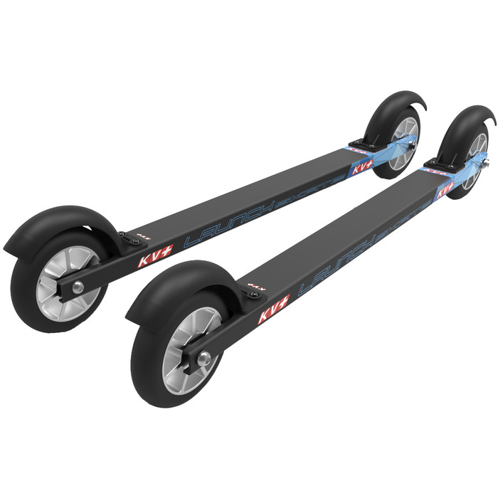 Лыжероллеры KV+ Коньковые Launch Skate 53,5 cм. (черный/синий)