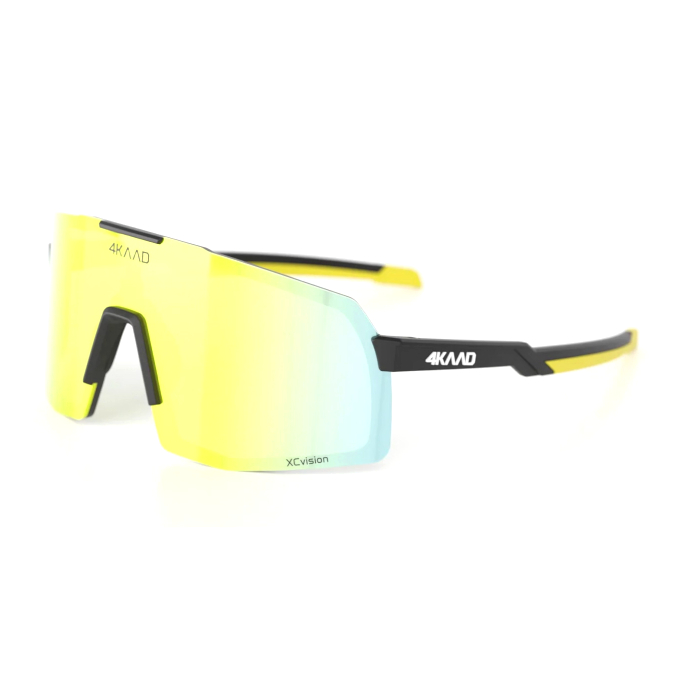 Очки спортивные 4KAAD Beat Race (черный/желтый)