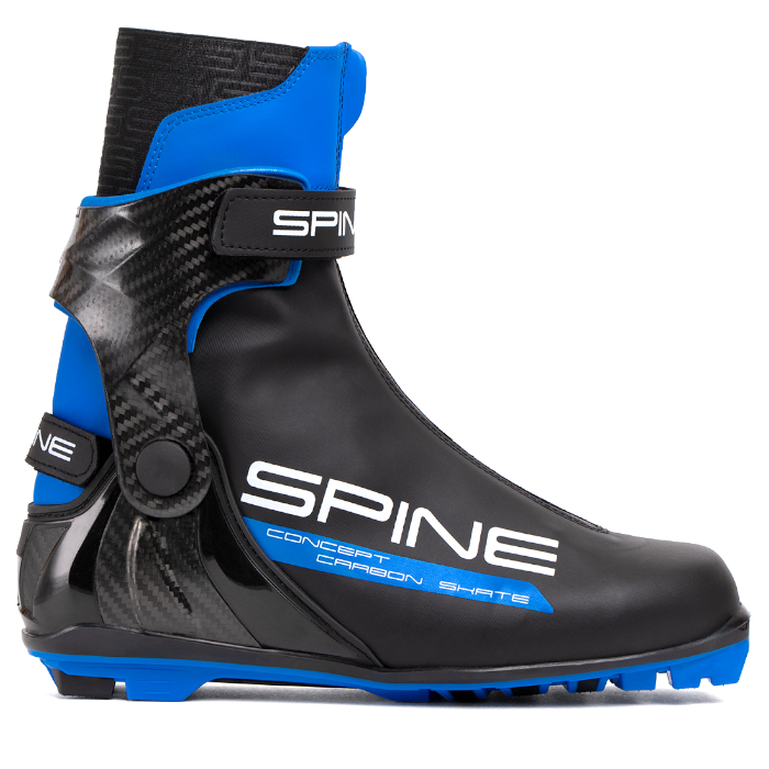 Лыжные ботинки SPINE NNN Concept Carbon Skate (298-22_Б/У) (черный/синий)