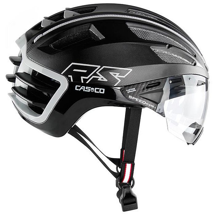 Шлем для велосипеда CASCO SPEEDairo 2 (с визором) (черный)