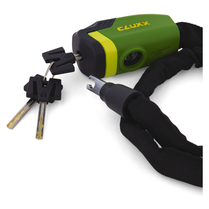 Велозамок CLUXX Gardia 85K (зеленый/черный)