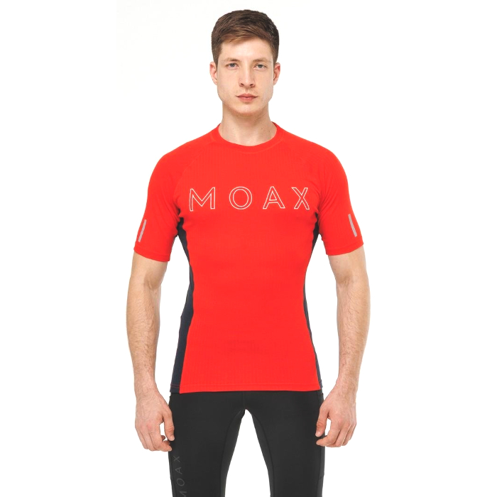 Термобелье мужское (верх) MOAX Race SS (красный)