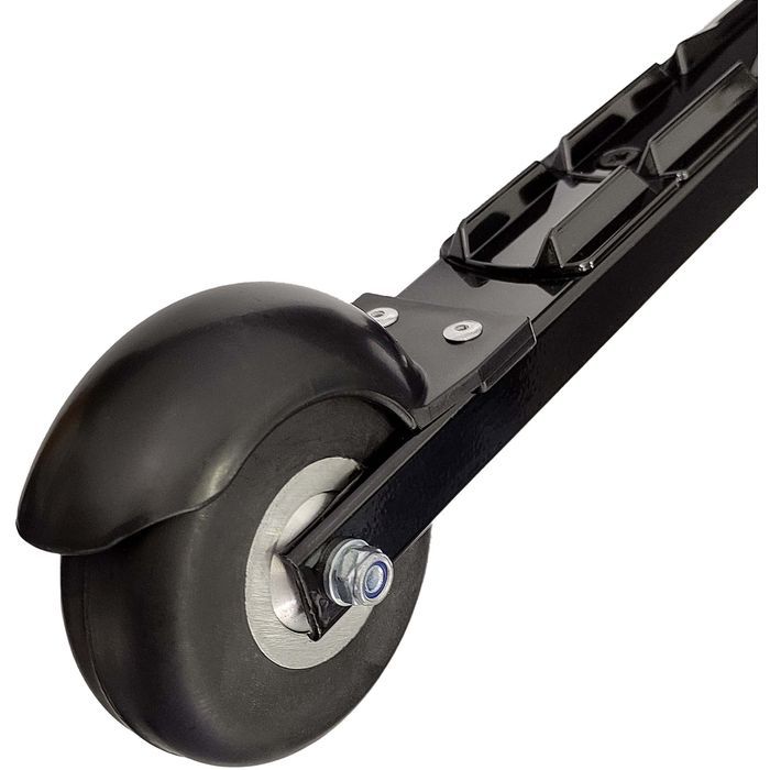 Лыжероллеры с креплениями SHAMOV Коньковые ((620/76-80/80х30 + NNN 01) (черный/красный)