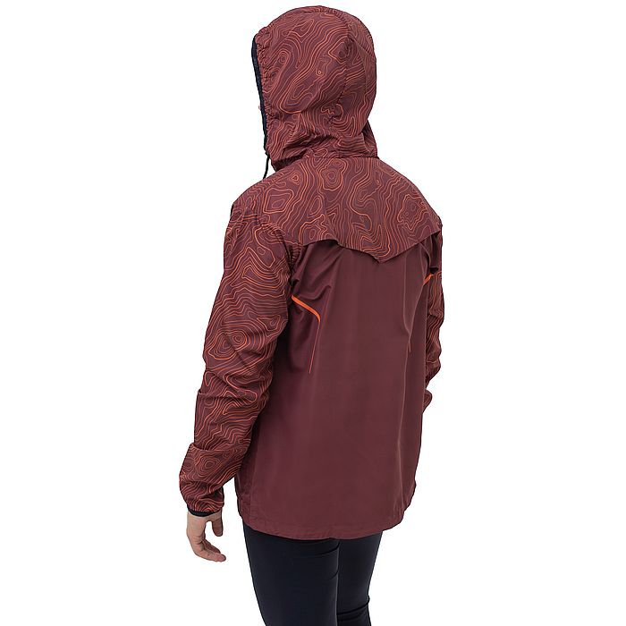 Ветровка для бега KV+ Breeze Wave (бордовый)