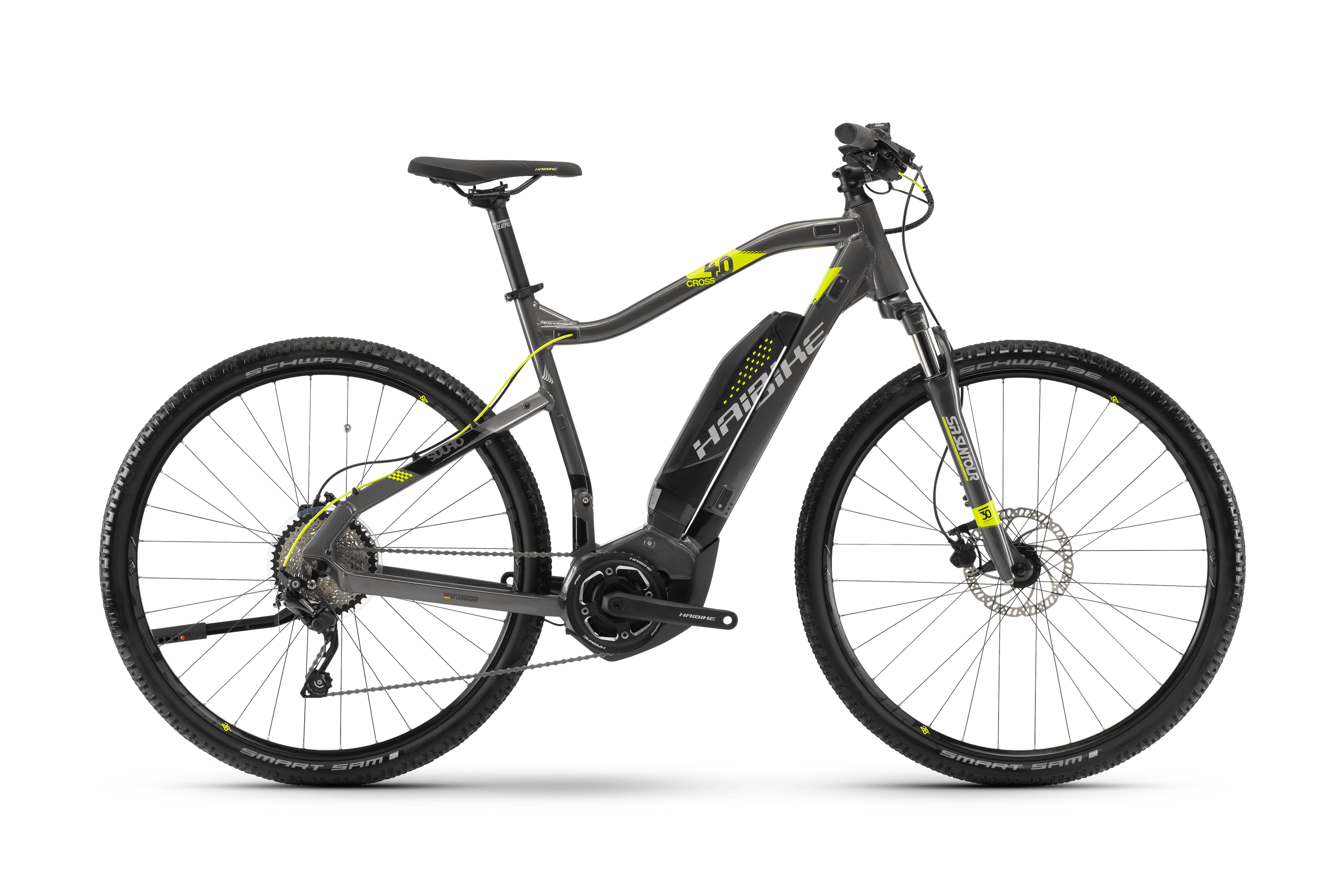 Электровелосипед HAIBIKE Sduro Cross 4.0 men 400 Wh. (черный) (2018)