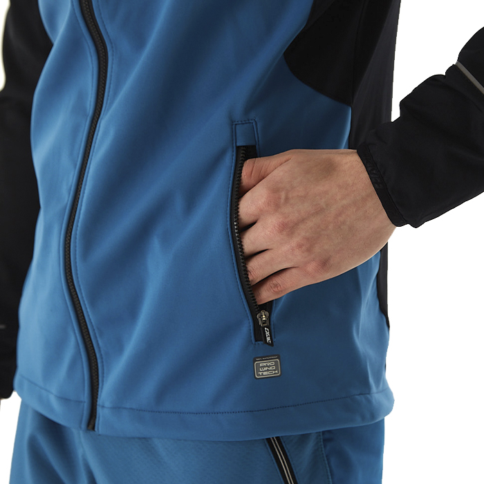 Куртка разминочная KV+ Davos (голубой/черный)