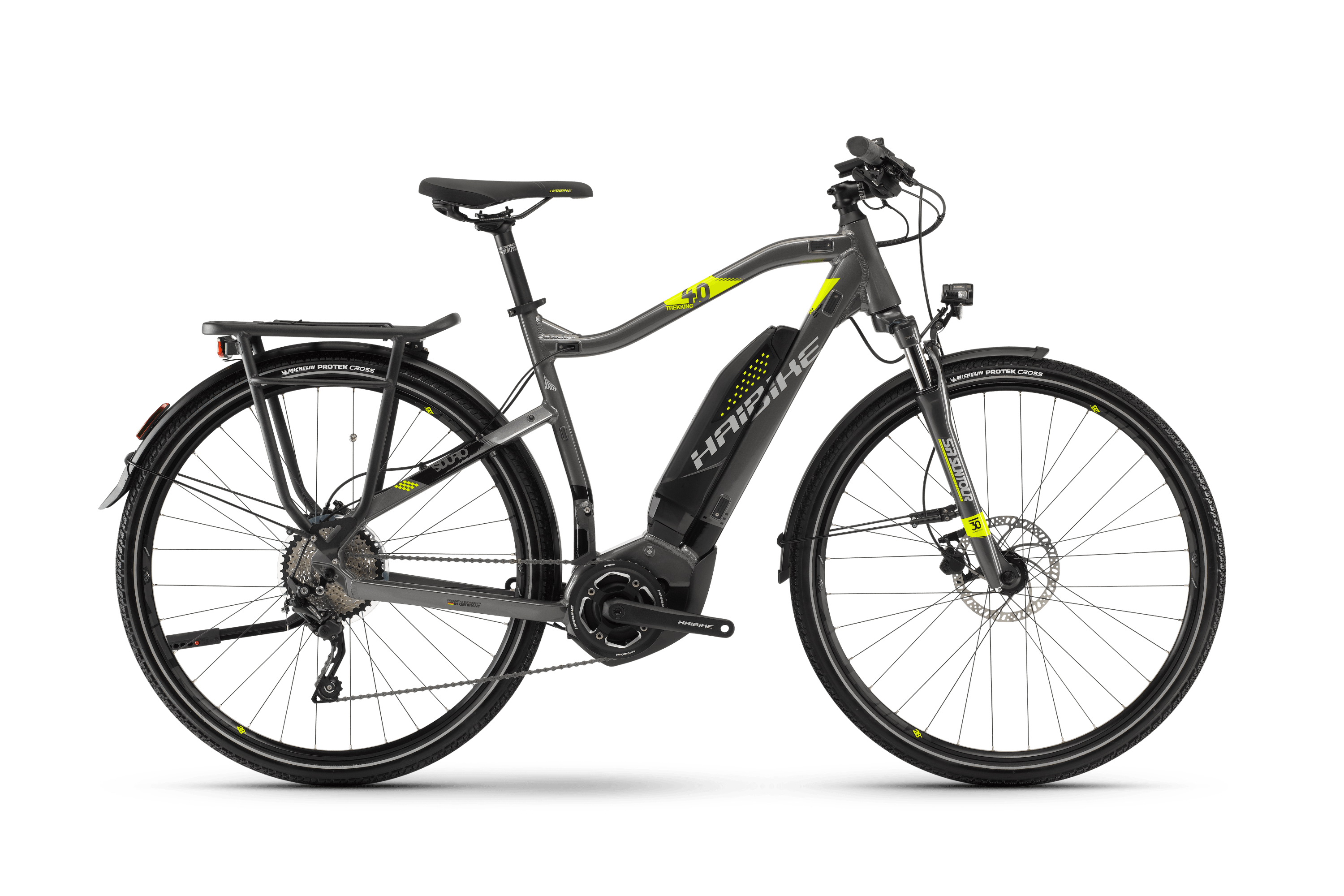 Электровелосипед HAIBIKE Sduro Trekking 4.0 men (черный) (2018)