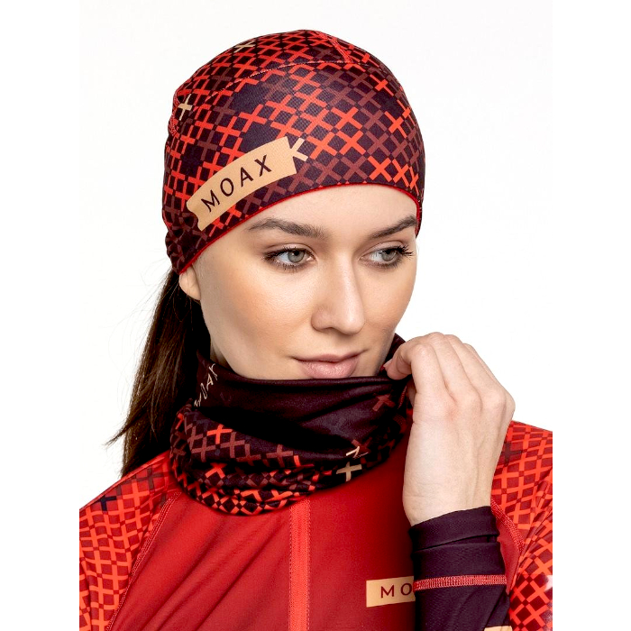 Шапка гоночная MOAX Sirius Pony Tail (красный)