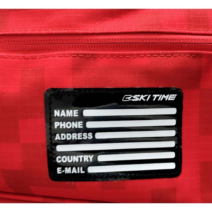Чехол для лыжероллеров SKI TIME Rollski bag (4 пары) (красный)