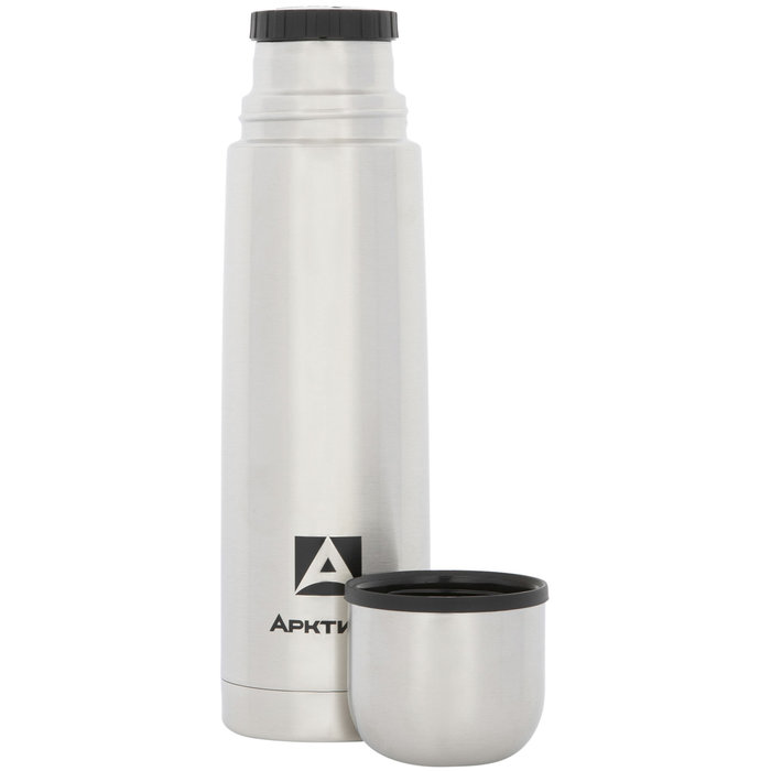 Термос Арктика с узким горлом и глухой пробкой, 0,5 л (металл)