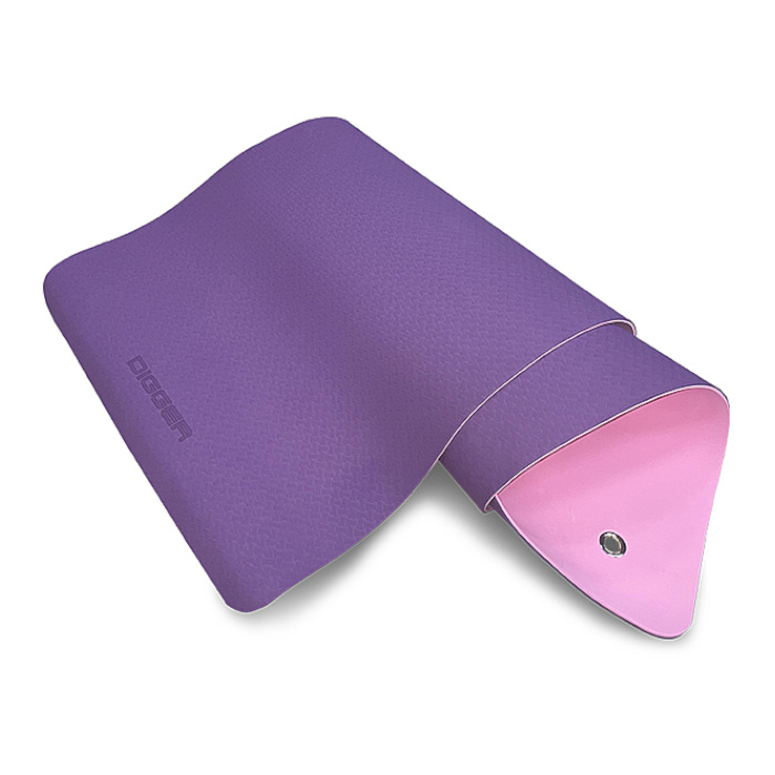Коврик для йоги HASTTINGS двухсторонний Digger с люверсами (фиолетовый)