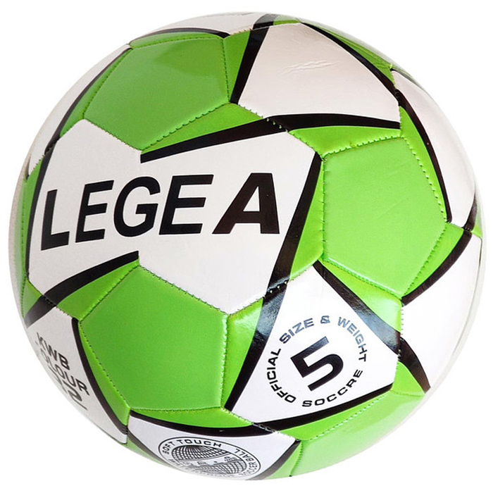 Мяч футбольный MEIK (№5, 3-слоя, PVC 1.6, 300 гр.) (зеленый)