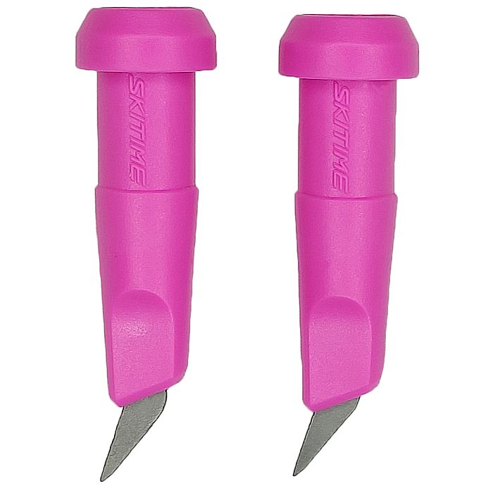 Опоры (лапки) SKI TIME (T-3) Для лыжероллерных палок (8 мм., розовые, твердосплавный наконечник)