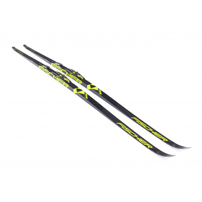 Лыжи беговые FISCHER Speedmax CL Cold Med IFP (черный/желтый)