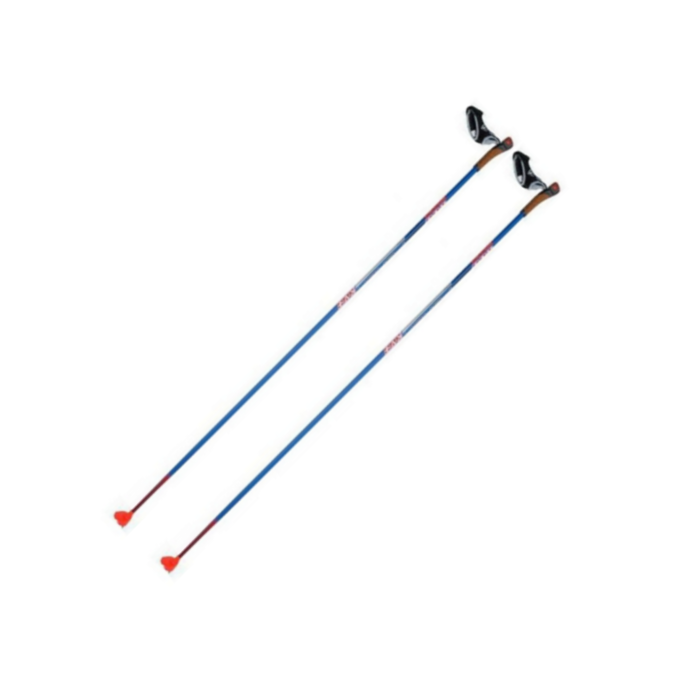 Лыжные палки KV+ (8P017) Forza (Карбон 85%+Стекло 15%) (синий)