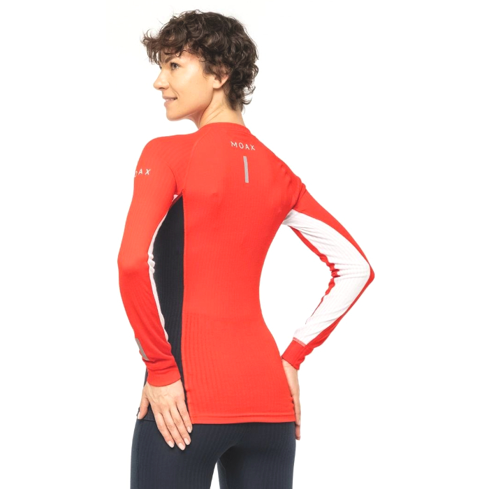 Термофутболка женская MOAX Race LS (красный)