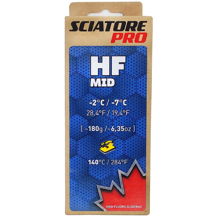 Парафин высокофтористый SCIATORE HF Mid (-2°С -7°С) 180 г.