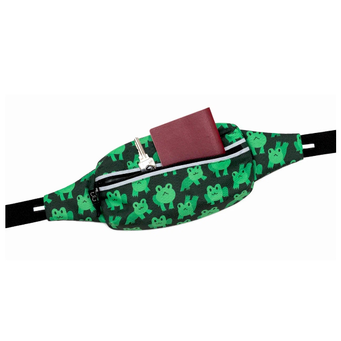 Сумка поясная ENKLEPP Marathon Waist Bag (черный/зеленый)